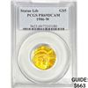 Image 1 : 1986-W $5 American Gold Statue Lib PCGS 69DCAM