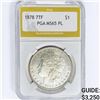 Image 1 : 1878 7TF Morgan Silver Dollar PGA MS65 PL
