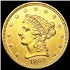Image 1 : 1861 $2.50 Gold Quarter Eagle UNCIRCULATED