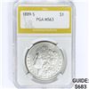 1889-S Morgan Silver Dollar PGA MS63