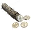 Image 2 : 1939-1945 Mercury Silver Dime Roll (50 Coins) BU