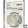 Image 1 : 1923-D Silver Peace Dollar NGC AU58