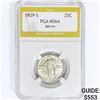 Image 1 : 1929-S Standing Liberty Quarter PGA MS64 80% FH