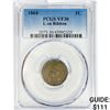 Image 1 : 1864 Indian Head Cent PCGS VF30 L On Ribbon