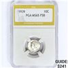 Image 1 : 1939 Mercury Silver Dime PGA MS65 FSB