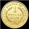 Image 2 : 1851 Rare Gold Dollar UNCIRCULATED