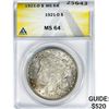 Image 1 : 1921-D Morgan Silver Dollar ANACS MS64