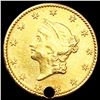 Image 1 : 1849 Rare Gold Dollar LIGHTLY CIRCULATED
