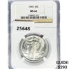 Image 1 : 1943 Walking Liberty Half Dollar NGC MS66