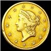 Image 1 : 1849 Rare Gold Dollar LIGHTLY CIRCULATED