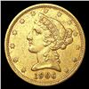 Image 1 : 1906-S $5 Gold Half Eagle NEARLY UNCIRCULATED