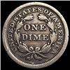Image 2 : 1854 Arws Seated Liberty Dime LIGHTLY CIRCULATED