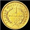 Image 2 : 1853 Rare Gold Dollar LIGHTLY CIRCULATED