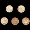 Image 2 : (5) Cents (1892, 1899, 1901, 1909 VDB, 1920-S) UN