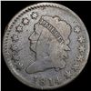 Image 1 : 1814 Cross 4 Large Cent NICELY CIRCULATED