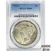 Image 1 : 1922 Silver Peace Dollar PCGS MS64