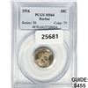 Image 1 : 1916 Barber Dime PCGS MS64