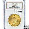 Image 1 : 1924 $20 Gold Double Eagle NGC MS63