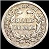 Image 2 : 1851 Seated Liberty Half Dime LIGHTLY CIRCULATED