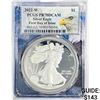 Image 1 : 2022-W ASE PCGS PR70 DCAM, 1st Day