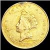 Image 1 : 1855 Rare Gold Dollar NICELY CIRCULATED