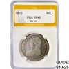 Image 1 : 1813 Capped Bust Half Dollar PGA XF45 50/UNI