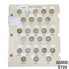 1916 Mercury Silver Dime Albums (108 Coins)