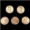 (5) Wheat Cents (1918-S, 1919-S, 1920-D, 1923, 19