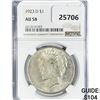 Image 1 : 1923-D Silver Peace Dollar NGC AU58