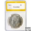 1893 Morgan Silver Dollar PGA MS62