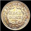 Image 2 : 1857 Seated Liberty Half Dime CLOSELY UNCIRCULATED