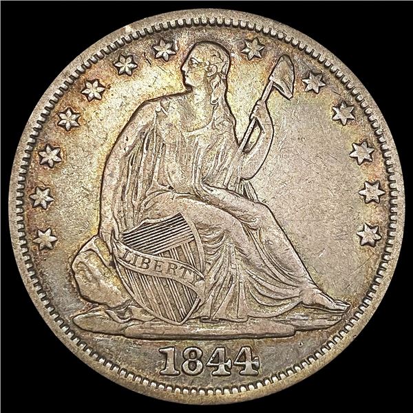 1844-O Seated Liberty Half Dollar CLOSELY UNCIRCUL