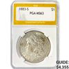 Image 1 : 1883-S Morgan Silver Dollar PGA MS63