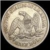 Image 2 : 1857 Seated Liberty Half Dollar CLOSELY UNCIRCULAT