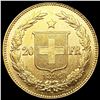 Image 2 : 1896-B Swiss .1867oz Gold 20 Francs UNCIRCULATED