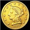 Image 1 : 1852 $2.50 Gold Quarter Eagle ABOUT UNCIRCULATED