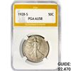 Image 1 : 1928-S Walking Liberty Half Dollar PGA AU58