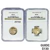 Image 1 : 1938-D Set (2) Buffalo Nickel NGC MS66