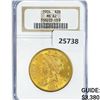 Image 1 : 1904 $20 Gold Double Eagle NGC MS62