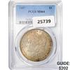 Image 1 : 1887 Morgan Silver Dollar PCGS MS64