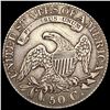 Image 2 : 1827 Sq Base 2 Capped Bust Half Dollar LIGHTLY CIR