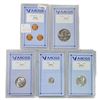 Image 1 : 1955-1974 US Coin Set (7 Coins) AACGSSMS