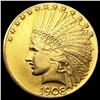 Image 1 : 1908 $10 Gold Eagle UNCIRCULATED