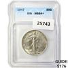 Image 1 : 1947 Walking Liberty Half Dollar ICG MS64+