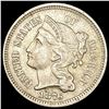 Image 1 : 1876 Nickel Three Cent ABOUT UNCIRCULATED