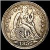 Image 1 : 1855 Arws Seated Liberty Dime ABOUT UNCIRCULATED