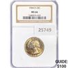 Image 1 : 1964-D Washington Silver Quarter NGC MS66