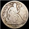 Image 1 : 1870 Seated Liberty Half Dollar NICELY CIRCULATED