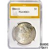 Image 1 : 1884-CC Morgan Silver Dollar PGA MS63+
