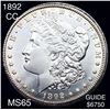 1892-CC Morgan Silver Dollar GEM BU